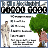 To Kill a Mockingbird Final Test
