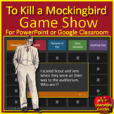 To Kill a Mockingbird Game Test Review Activity for PowerP