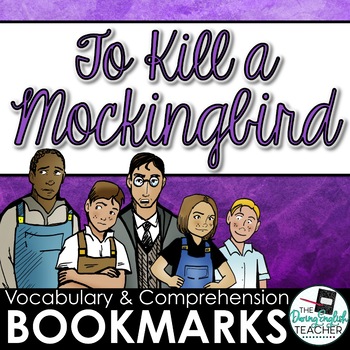 Preview of To Kill a Mockingbird Interactive Bookmarks: Questions, Analysis, Vocabulary