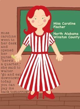 Preview of To Kill a Mockingbird: Miss Caroline Text to Article Comparison (Chapters 2-4)
