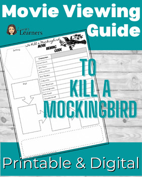 Preview of To Kill a Mockingbird: Movie Viewing Guide/Character Analysis/Plot/Theme