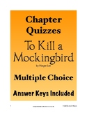 To Kill a Mockingbird - Multiple Choice Chapter Quizzes