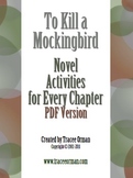 To Kill a Mockingbird Novel Activities for Every Chapter