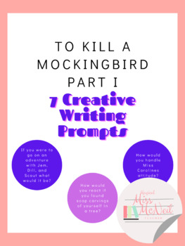 creative writing ideas for to kill a mockingbird