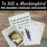 To Kill a Mockingbird Pre Reading Carousel Discussion