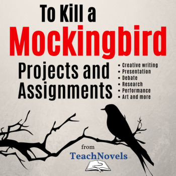 Preview of To Kill a Mockingbird Projects & Assignments Menu