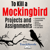 To Kill a Mockingbird Projects & Assignments Menu
