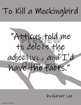 To Kill a Mockingbird Quote Posters by Sweetie's | TpT
