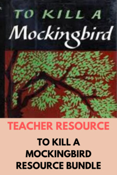 Preview of To Kill a Mockingbird Resource Bundle