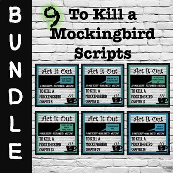 Preview of To Kill a Mockingbird: SCRIPT MEGA BUNDLE!