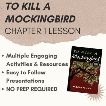 To Kill a Mockingbird (TKAM) Chapter 1 Lesson by Secondary ELA with Mr J