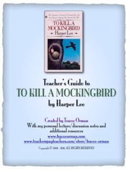 Preview of To Kill a Mockingbird Teacher's Guide
