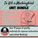 To Kill a Mockingbird Unit Bundle