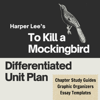 Preview of To Kill a Mockingbird Unit Plan (English Inclusion Special Education CLD)