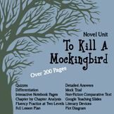 To Kill a Mockingbird Unit Plan, Harper Lee Novel Unit Stu