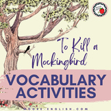 To Kill a Mockingbird Vocabulary Activities Bundle / Edita