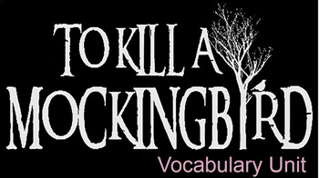 Preview of To Kill a Mockingbird Vocabulary with Google Slides