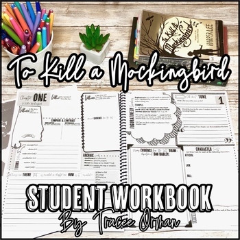Preview of To Kill a Mockingbird Workbook Literature Guide Distance Learning