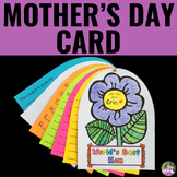 Mother's Day Card - Mother's Day Questionnaire and Craft f