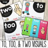 To, Too, & Two Visual Posters