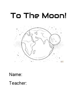 Preview of To the Moon! Earth and Space Unit
