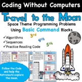 To the Moon - Space Theme Unplugged Coding Problems