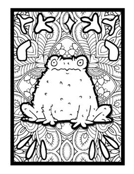 Common Toad Coloring Book For Adults Relaxation 50 pictures: Common Toad  sketch coloring book Creativity and Mindfulness (Paperback)