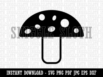 svg files for cricut digital clipart kawaii svg design digital illustration Cute Mushrooms SVG Set jpeg instant download eps png
