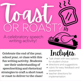 Toast or Roast Speech Writing Activity | AP Lang and Comp 