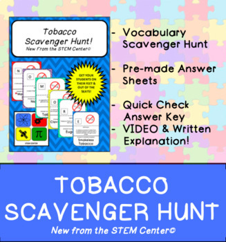 Preview of Tobacco Scavenger Hunt