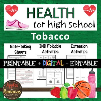 Preview of Tobacco - Interactive Note-Taking Materials