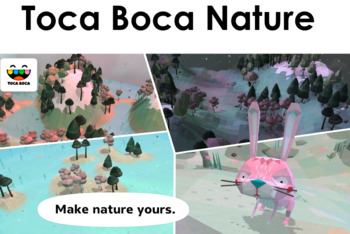 Preview of Toca Boca Nature - Habitats flipchart