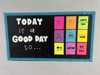 Today Is A Good Day To... Bulletin Board by Reagan Newton | TPT