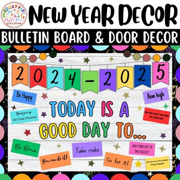 Preview of Today Is A Good Day To...: January & New Years Bulletin Boards & Door Decor Kits