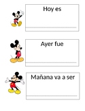 Today Tomorrow Yesterday Mickey Spanish Version