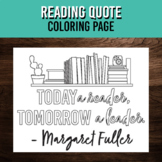 Today a Reader, Tomorrow a Leader Quote Coloring Page