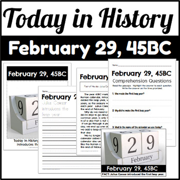 Preview of Today in History: February 29, 45 BC The First Leap Year