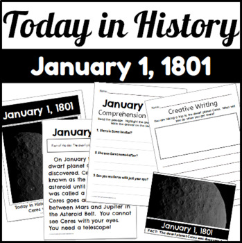 Preview of Today in History: January 1, 1801 Discovery of Ceres