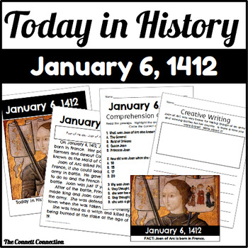 Preview of Today in History: January 6, 1412 Joan of Arc