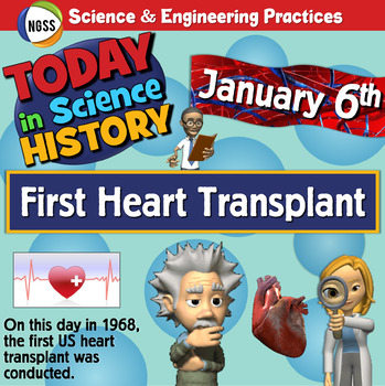 Today in Science History: January 6th - First Heart Transplant | TPT