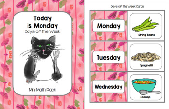 Preview of Today is Monday - Mini Math Pack