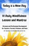 Preview of Today is a New Day: 111 Mini Mindfulness Lessons Morning Meeting Slides/Script