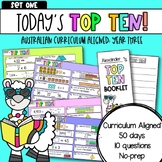 Year Three: Today's Top Ten | Set One | Math Review: Austr