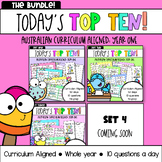 Year One: Today's Top Ten |  Growing Bundle | Math Review: