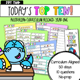 Year One: Today's Top Ten | Set Two | Math Review: Austral