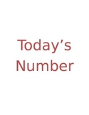 Today's Number Is...
