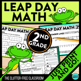 LEAP YEAR MATH ACTIVITY 2024 2nd Grade Test Prep LEAP DAY 