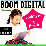 Toddler Activities Boom Card Bundle | Preschool Games Curriculum