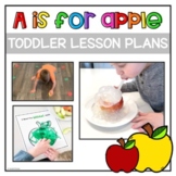 Toddler Activities and Lesson Plans: A is for Apple | Letter A