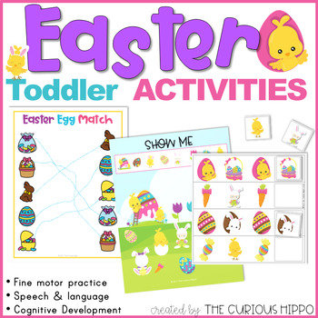 Preview of Toddler Activities for Easter